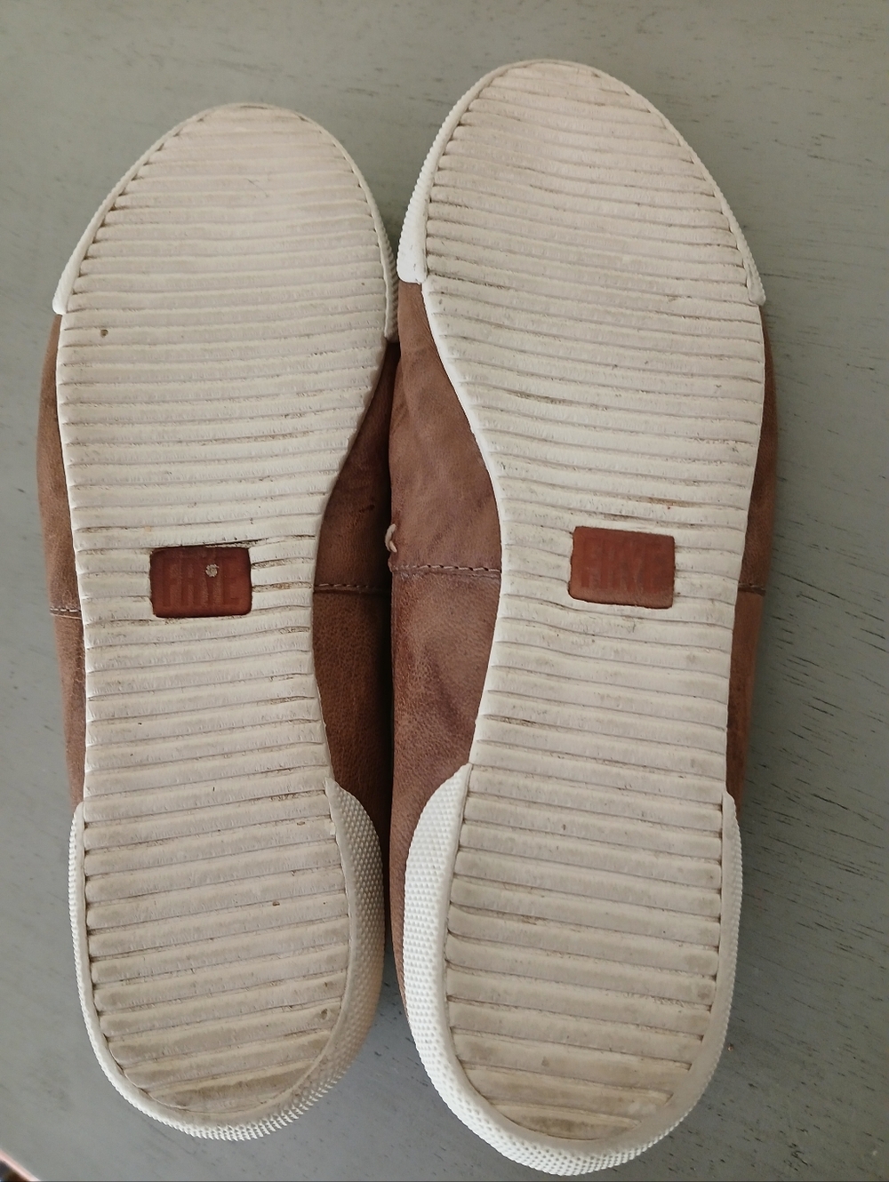 ***Fair*** Frye 8 Melanie Brown Leather Slip On Flats Shoes Loafers slip on - Picture 6 of 8